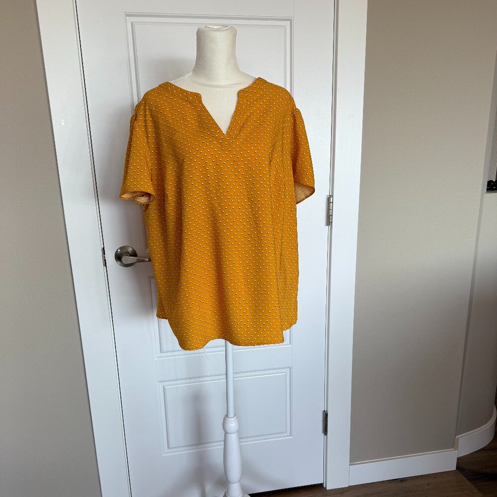 Hilary Radley NWT V-neck Blouse - XXL